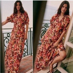 Never worn - sezane x chufy mayla dress